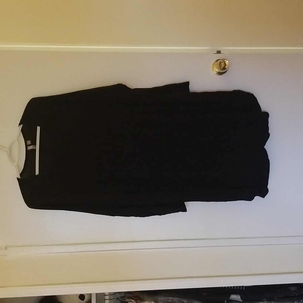 Long sleeve shift dress